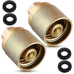 2 Pakkaus yhteensopiva withklift-liittimen naaras 7141F, propaanisäiliön sovitin, 1-1 / 4 tuuman tuloaukko X 1 / 4 tuuman NPT-ulostulo Kuten