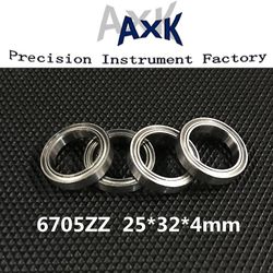 Realtidsbegrænset 6705zz leje Abec-3 ( 10stk ) 25x32x4mm Tynd sektion 6705 Zz kuglelejer 61705 6705z