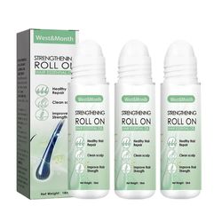 1-3 stk naturlig hår x roll-on hårbehandling, 2023 Hårvekstserum anti hårtap 1pc