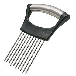 Linkrunning Rustfrit løgholder udskæring-køkkenassistent-vegetabilsk C opgradering chopper slicing værktøj, Food Slicing Assistant 1PC