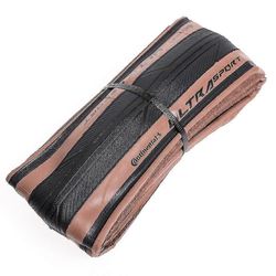 Xuchen 700x28c Continental Ultra Sport 3 musta / ruskea taitettava Kevlar 0154226 maantiepyörän rengas 28-622