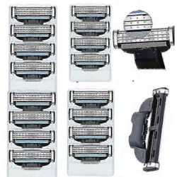 16kpl Gillette Mach 3 partakoneenterien ruostumattomasta teräksestä valmistettujen terien vaihtoon