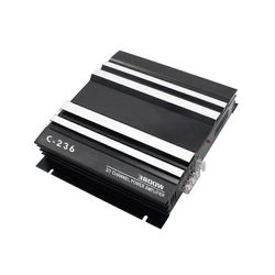 3800W suuritehoinen auton äänenvahvistin 2-kanavainen auto 12V vahvistin stereo auton äänivastaanotin autoon Musta