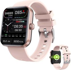 F57l verensokerin seuranta-älykello - kuntomittari, jossa on verenpaine, veren hapen seuranta Vaaleanpunainen