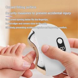 Sähköiset kynsileikkurit paksut kynnet kynsileikkuri USB-ladattava punainen