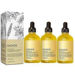 3kpl Natural Hair Growth Oil, Veganic Organic Natural Hair Growth Oil 60ml