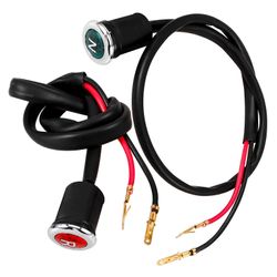 Punainen vaihteen merkkivalo moottoripyörän mönkijälle – selkeä vapaa- ja peruutusasennon näyttö, helppo asentaa, hyvä näkyvyys heikossa valaistuks...