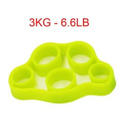 Hånd griber silikone finger expander udøve håndgreb håndled styrke træner finger motioner modstand bands fitness Grøn