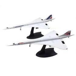 1:200 Supersonisk Concorde Concorde passagerfly legering model samleobjekt ornament