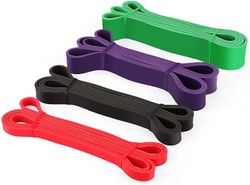 Linkrunning Modstandsbånd Fitness Bands, Resistance Bands Set, Premium Chin Up Band, Gymnastik Band, Træningsbånd, Lavet af latex til pull-up fitne...