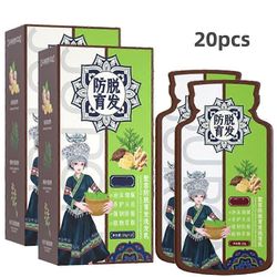 20kpl inkiväärikasviuutetta hiustenlähtöä estävä hiusshampoo