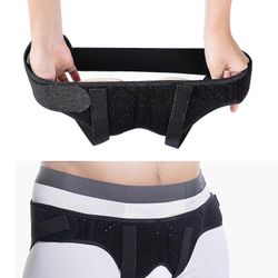 Nivustyrän tukivyö Kaksinkertainen nivustyrä Kivunlievitysristikkotuki miehille XL