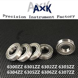 Udsalg Axk 1stk Metal Afskærmet 6300zz 6301zz 6302zz 6303zz 6304zz 6305zz 6306zz 6307zz Stålkugle Bærende Dyb Rille