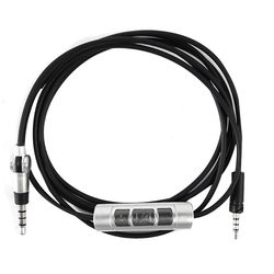 Korvaava äänikaapeli MOMENTUM-kuulokkeille Bluetooth-johtokuulokkeet Liitä äänikaapeli Musta