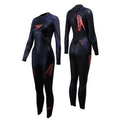 Speedo Fastskin Fullsuit Xenon Musta/Sininen Miesten Pitkähihainen Märkäpuku 8 11414C148 XXS