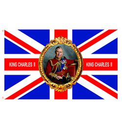 Sevenprin Kroningsflag Kong Charles III Flag, Storbritannien England Kong Charles Party Indretning
