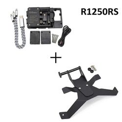 Ny motorcykel modificere telefonholder stativ gps mount navigator pladebeslag til bmw R1250rs r 1250 rs E