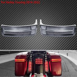 Moottoripyörän LED-satulalaukku kääntövalo Run jarruvalo Harley Touring Road Electra Glide Road King CVO FLHX FLH 1997-2022 LED Light 2014-2022