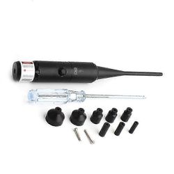 Bore Sighter Kit kantolaatikolla Säädettävät yleiskäyttöiset metsästystyökalut Kevyt kulutusta kestävä porausnäkymä