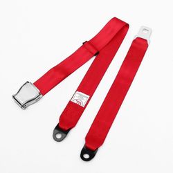 Kaksipisteturvavyöt punaiset