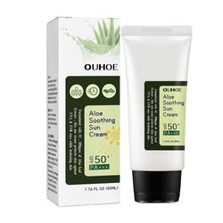 Cosrx Aloe Soothing Sun Cream Sun Protect + Moisturizing Spf 50 Pa+++ Aloe Extract 5.5% Uva, Uvb Rays Protection Sunscre