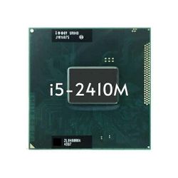 Core i5-2410M -suoritin - kanta: PGA 988B, 2 ydintä, 4 säiettä, 2,3 GHz, 3 Mt, L3-välimuisti, 35 W.