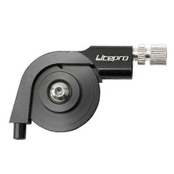 Estone Taitettava V-jarru muunnin pyöräjarru Iso etanavaihtaja Race-kaapelisovitin Musta