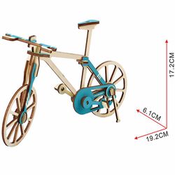 Fantasia Træ puslespil tre-dimensionelle håndlavede pædagogiske legetøj A bicycle