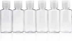 30ml uudelleenkäytettävät matkapullot hygieniatarvikkeille, minikokoiset kompaktit säiliöt shampoolle ja hoitoaineelle, joustava muovi 30ml 6 Pack