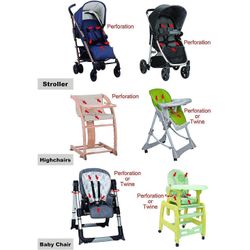 Turvavyö lastenvaunuihin Säädettävät syöttötuolin turvavyöt Hihnat 5-pisteturvavyö