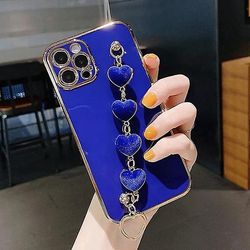 Kærlighed Hjerte stof armbånd armbånd blå iPhone11