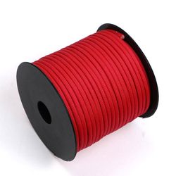 7-core Paracord reb 4mm udendørs polyester faldskærmssnor Camping Survival Umbrella Telt Bundle Farve 7 50M