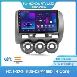 Hikig Til Honda Fit Jazz 2002-2007 RHD 2 din Android 12.0 Bilradio Multimedia Videoafspiller GPS Navigation 4G Carplay Hovedenhed HC 1 32G A