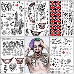 5 isoa arkkia Halloween Väliaikaiset tatuoinnit Tarrat Hq Halloween Meikki Cosplay Tatuoinnit Party Fake T