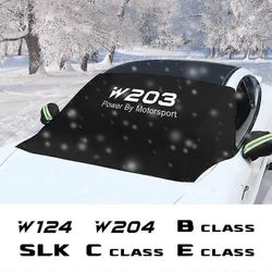 Hieno Mercedes Benz W124 W203 W204 Slk C-luokan B-luokan E-luokan Cla magneettinen auto Edessä tuulilasi lumipeite Auto tarvikkeet W204:lle