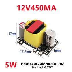 Ac-dc 5v 2000ma 12v 1000ma 24v 500ma 10w præcision sorteper konverter ac 220v til 5v dc trin ned transformer strømforsyning modul 12v 450ma