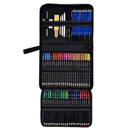 Handuo 95 stk Tegning Kunst Supplies Set - Farvet Tegning Blyanter Set