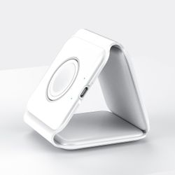 Hurtig opladere 15w Folding 3 I 1 magnetisk trådløs oplader Dock til Apple 12 I Phone 13 I Watch Series