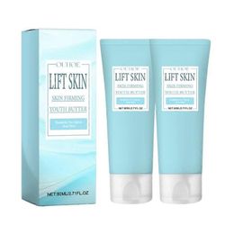 Kiinteyttävä vartalovoide ja kiinteyttävä voide vatsalle, reisille ja takapuolelle - Kosteuttava kohottava ryppyjä ehkäisevä voide 2pcs