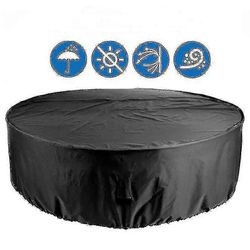 Vedenpitävä pyöreän pöydän suojus, raskaaseen käyttöön tarkoitetut terassikalusteiden suojukset 128*71cm