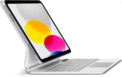 IPad 10. sukupolvi (10.9-tuumainen, 2022) - ohut langaton kansi näppäimistöllä Multi-touch-ohjauslevy, magneettinen taustavalaistu näppäimistökotel...