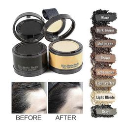 13color Hair Line Powder 4g Black Root Cover Up Natural Instant Waterproof Hairline Shadow Powder Hair Concealer Coverage (1kpl) ruskea