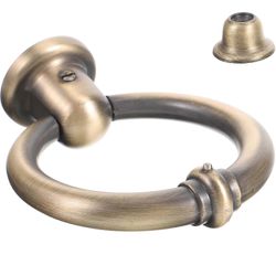 Door Knocker Single Front Door Knocker kodinsisustus Klassinen koputtaja sisustus s202412247636 Kuten 11X8.5cm