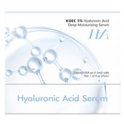 5 % erittäin kosteuttavaa hyaluronihapposeerumia, vähentää juonteita ryppyjä ikääntymistä estävä seerumi, ihonhoitotuotteet Hyaluronihappo