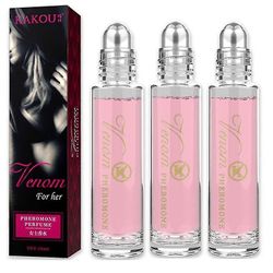 3stk feromon intim partner parfume tiltrække pige mænd og kvinder roll on duft 1pc