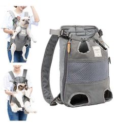 Koiran kantolaukku säädettävällä kantorepulla, koirille, tukee jopa 10 kg.
