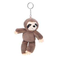 Muhkea nukke avaimenperä riipukset laiskiainen nukke koriste laukku roikkuva koriste avaimenperä viehätys Harmaa 17.00X10.00X7.00CM