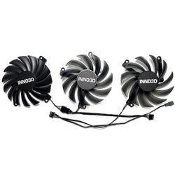 INNO3D GeForce RTX4070 4070ti X3 OC -näytönohjaimen korvaava tuuletin CF-12910S CF-12915S set of three fans