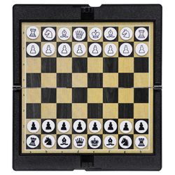 Magneettinen kansainvälinen shakkimuovinen taitettava shakkilauta checker -pulmapeli