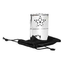 Uudelleentäytettävät käsilämmittimet Uudelleenkäytettävät taskulämmittimet flanellipussilla A